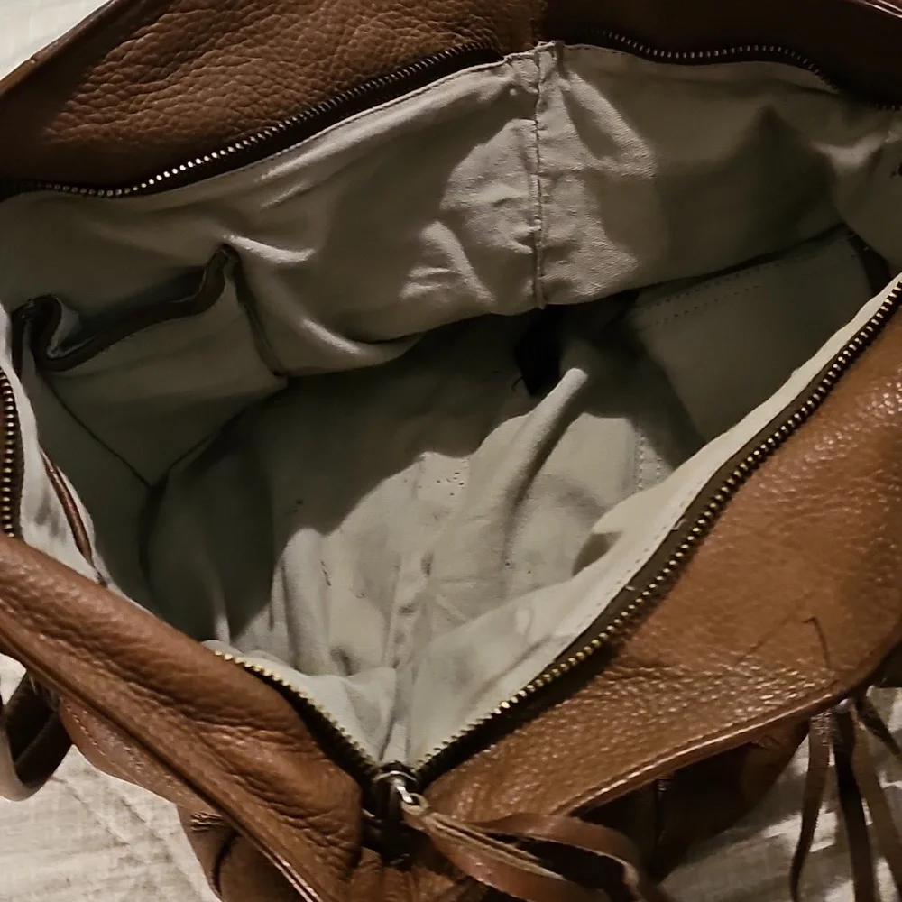 Brown Leather Day & Mood Women's Handbag - Picture 3 of 4